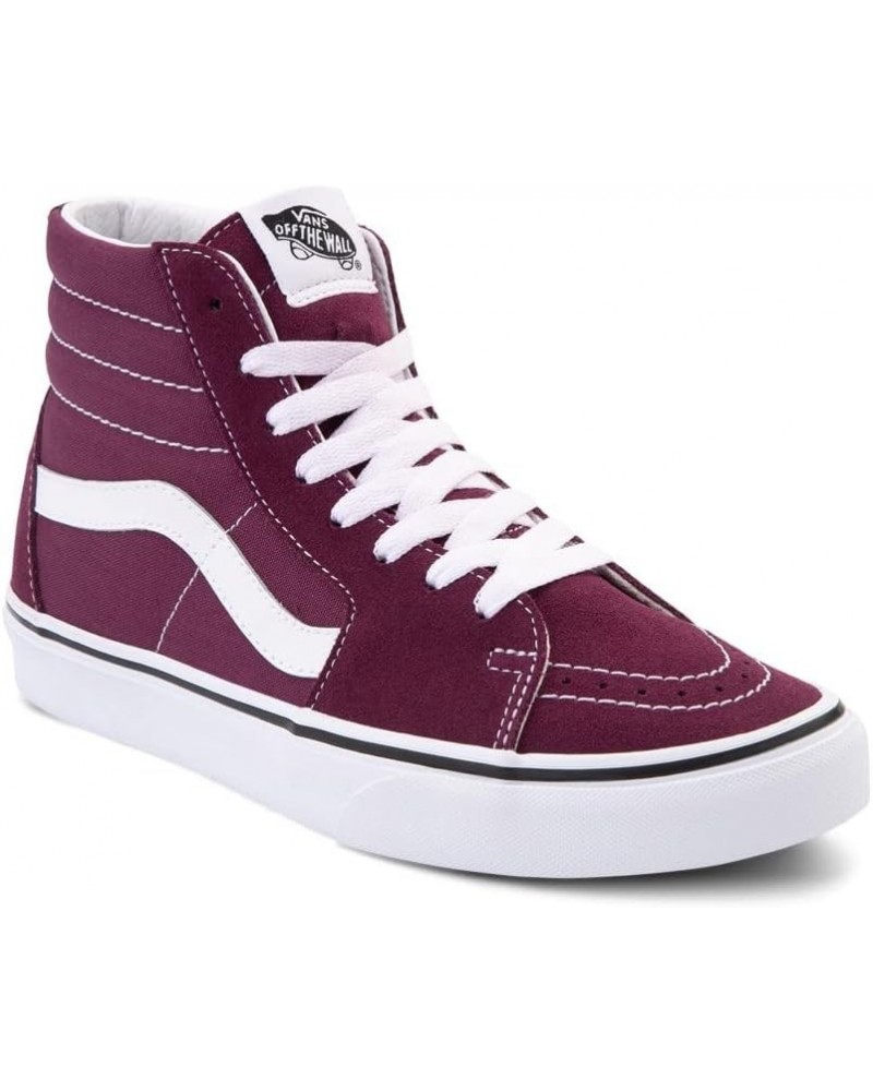 Unisex Sk8-Hi Slim Women's Skate Shoe Wine $25.64 Athletic Shoes