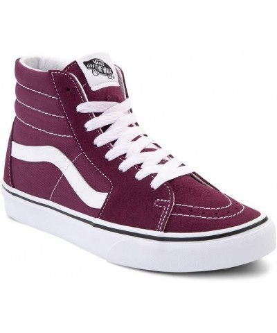 Unisex Sk8-Hi Slim Women's Skate Shoe Wine $25.64 Athletic Shoes