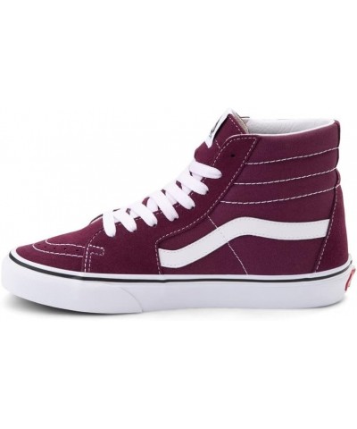 Unisex Sk8-Hi Slim Women's Skate Shoe Wine $25.64 Athletic Shoes