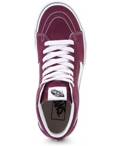 Unisex Sk8-Hi Slim Women's Skate Shoe Wine $25.64 Athletic Shoes