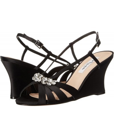 Women's Viani Wedge Sandal Black $31.36 Sandals