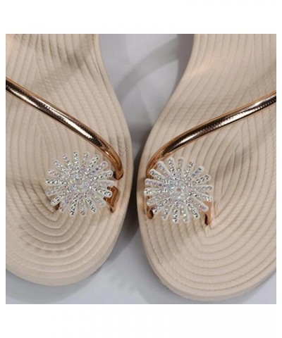 Fancy Flats For Women Dressy Women'S Flip Flops Women Flats Shoes Dressy Black Women'S sandals Flats For Women Dressy D-gold ...