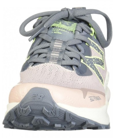 Women's Dynasoft Nitrel V4 Trail Running Shoe Logwood/Ocean Grey/Bleached Lime Glo $30.05 Outdoor Shoes