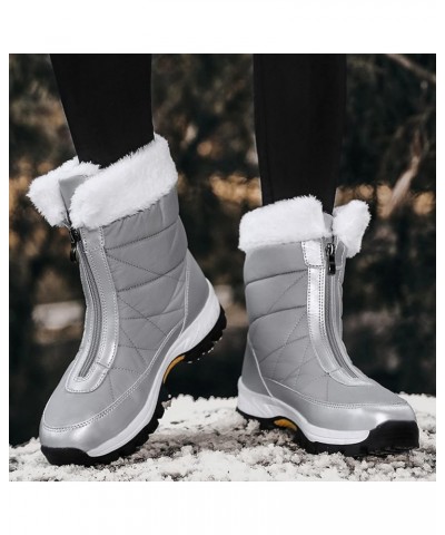 Womens Winter Snow Boots Waterproof Women's Winter Boots Waterproof Waterproof Snow Boots Women Wide Width Warm Slipper Boots...