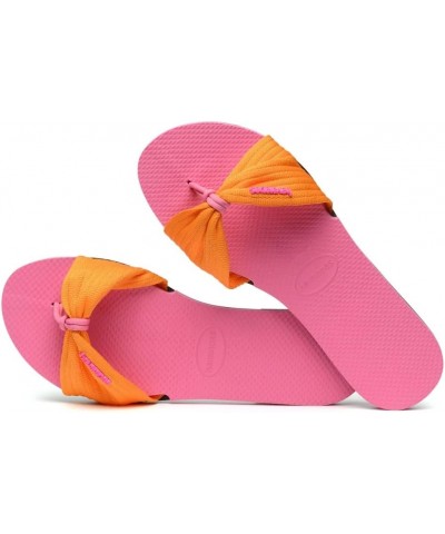 Women's You St Tropez Basic Sandals Orange/Pink $31.05 Athletic Shoes