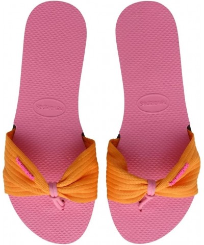 Women's You St Tropez Basic Sandals Orange/Pink $31.05 Athletic Shoes