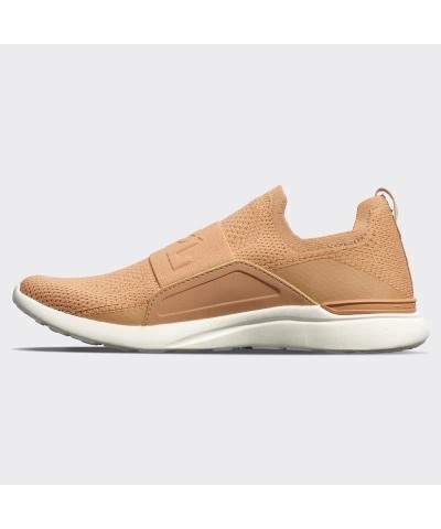 APL: Athletic Propulsion Labs Women's Techloom Bliss Sneakers, Tan/Ivory, 9.5 $101.25 Athletic Shoes