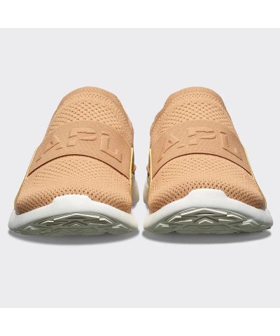 APL: Athletic Propulsion Labs Women's Techloom Bliss Sneakers, Tan/Ivory, 9.5 $101.25 Athletic Shoes