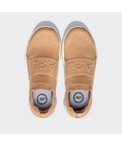 APL: Athletic Propulsion Labs Women's Techloom Bliss Sneakers, Tan/Ivory, 9.5 $101.25 Athletic Shoes