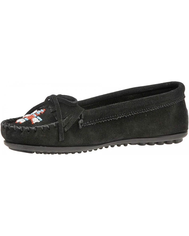 Women's Thunderbird II Mocassin Black Suede $26.44 Loafers & Slip-Ons