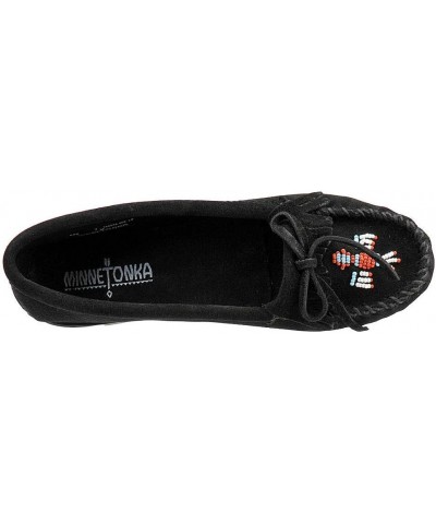 Women's Thunderbird II Mocassin Black Suede $26.44 Loafers & Slip-Ons