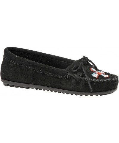 Women's Thunderbird II Mocassin Black Suede $26.44 Loafers & Slip-Ons