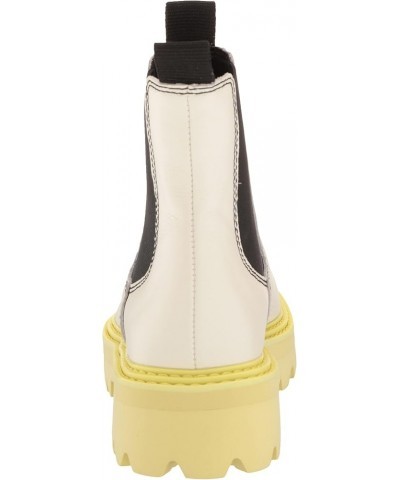 Women's Moana H2o Rain Boot White/Green Leather H2o $34.48 Outdoor Shoes