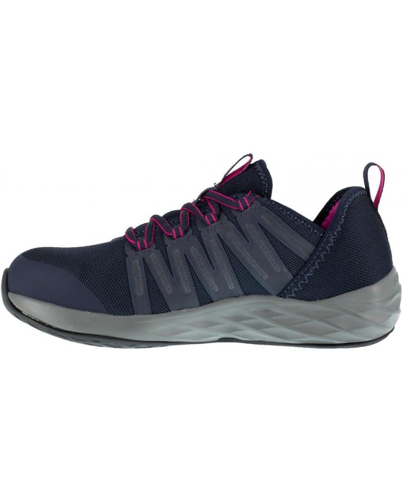 Men's Astroride Safety Toe Athletic Work Shoe Industrial & Construction Navy-pink $31.50 Boots