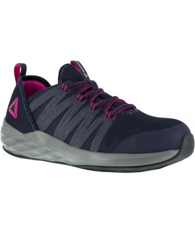 Men's Astroride Safety Toe Athletic Work Shoe Industrial & Construction Navy-pink $31.50 Boots