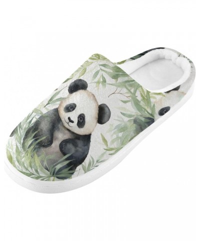 Soft Cute Panda Animal Bamboo House Slippers for Woman Men,Fuzzy Slippers Cozy Memory Foam House Shoes Gifts for Women Men Si...