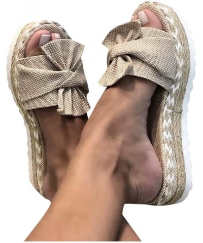 Orthopedic Sandals for Women, Women Walking Slippers with Arch Support Anti-Slip Breathable Sandal Khaki Summer Sandals $11.1...