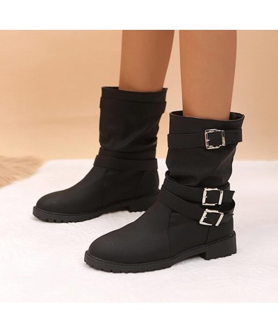 White Cowgirl Boots Ankle Cowboy Boots for Women Winter Boots for Women Women'S Ankle Booties Wide Width Z 12-black $12.78 Boots