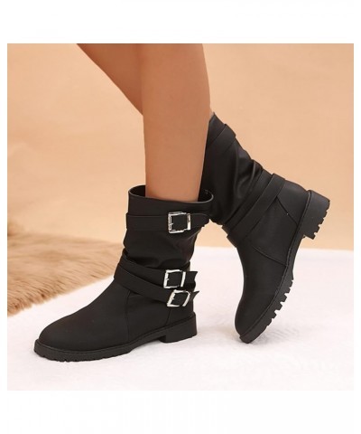 White Cowgirl Boots Ankle Cowboy Boots for Women Winter Boots for Women Women'S Ankle Booties Wide Width Z 12-black $12.78 Boots