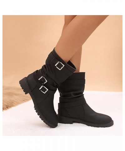 White Cowgirl Boots Ankle Cowboy Boots for Women Winter Boots for Women Women'S Ankle Booties Wide Width Z 12-black $12.78 Boots