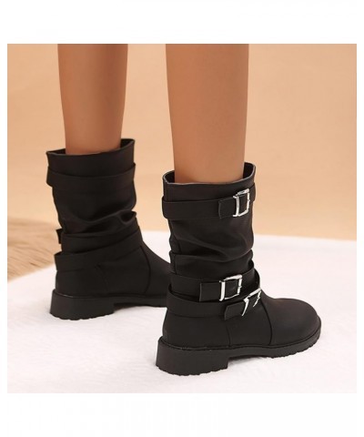 White Cowgirl Boots Ankle Cowboy Boots for Women Winter Boots for Women Women'S Ankle Booties Wide Width Z 12-black $12.78 Boots