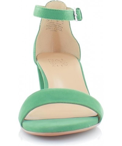 Women Vera Ankle Strap Heel Sandals Green $48.28 Sandals