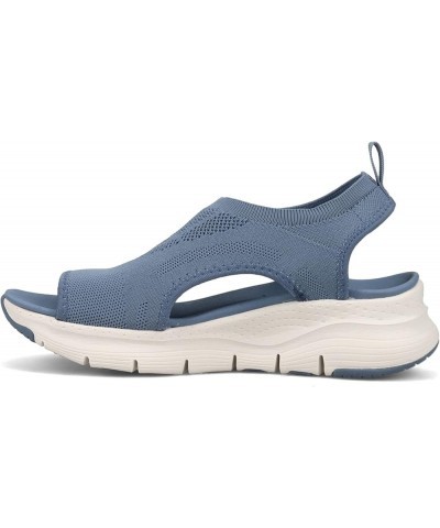 Sandals for Women Casual Summer Washable Slingback Orthopedic Slide Sport Sandals ​Gradation Thick Bottom Fish Mouth Beach Sa...