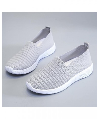 Dress Flats for Women, Women's Mesh Flats Shoes Breathable Slip on Shoes Casual Flats Walking Shoes Halloween Z 05-grey $15.3...