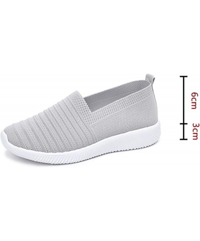 Dress Flats for Women, Women's Mesh Flats Shoes Breathable Slip on Shoes Casual Flats Walking Shoes Halloween Z 05-grey $15.3...