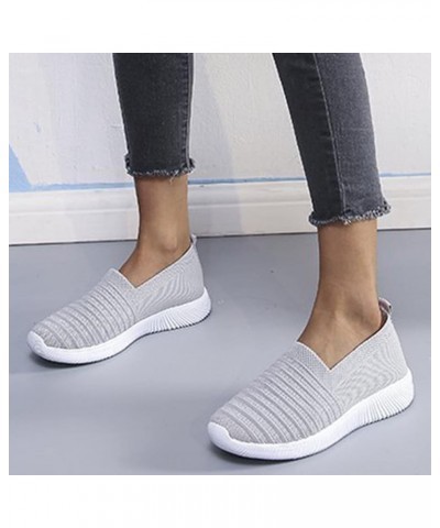 Dress Flats for Women, Women's Mesh Flats Shoes Breathable Slip on Shoes Casual Flats Walking Shoes Halloween Z 05-grey $15.3...