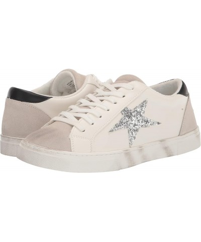 Women's Rezume Sneaker Silver Glitter $23.08 Fashion Sneakers