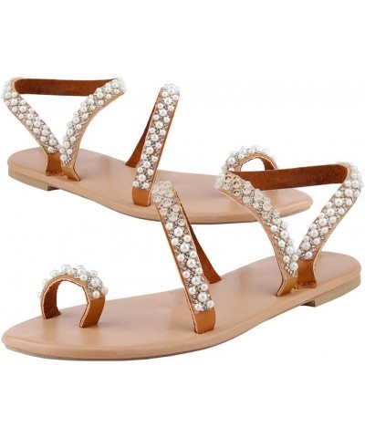 Women Comfy Orthotic Casual Dressy Flat Sandals Buckle Ankle Strap Open Toe Summer Chunky High Heels Shoes 135-ibzwp-brown-2 ...