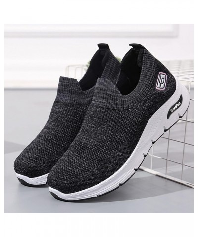 Athletic Training Shoes Womens Fashion Sneakers Women' Loafers & Slip-Ons Womens Slip on Sneakers Plaid Flats Black $16.47 At...