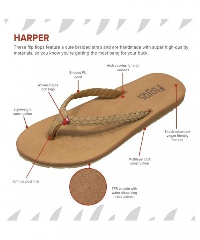 Women's Harper Flip-Flop Tan $13.83 Sandals