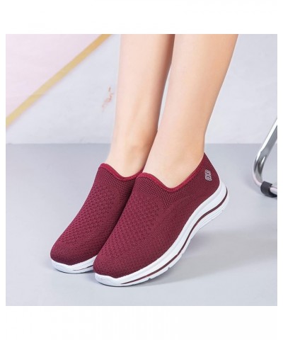 Sneaker Socks Women Non Slip Fashion Spring And Summer Women Sports Shoes Flat Bottom And Soft Bottom Fly Woven Mesh Breathab...