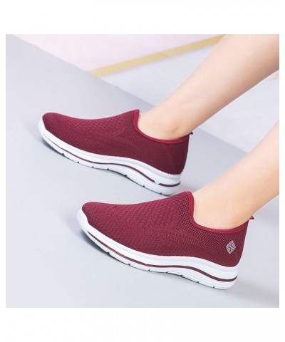 Sneaker Socks Women Non Slip Fashion Spring And Summer Women Sports Shoes Flat Bottom And Soft Bottom Fly Woven Mesh Breathab...