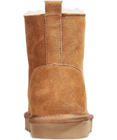 Womens Terrii Suede Faux Fur Lined Winter & Snow Boots Chestnut $14.82 Boots