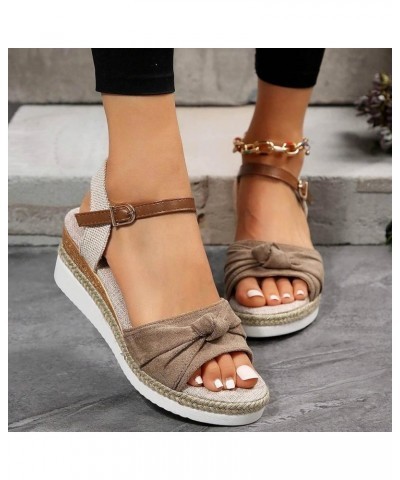 Sandals Women Open Toe Slip Comfortable Walking Womens Sandals Flip Flop Women Sandals Thick Soled Sandals For Women Summer M...