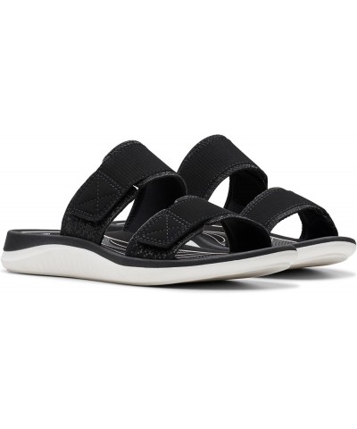 Women's Glide Joy Slide Sandal, Black Synthetic, 5 5 Black Synthetic $16.89 Sandals