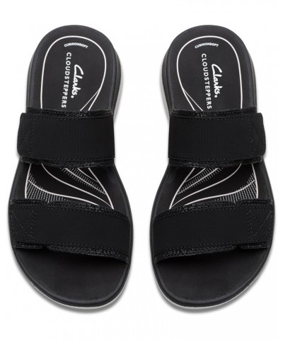 Women's Glide Joy Slide Sandal, Black Synthetic, 5 5 Black Synthetic $16.89 Sandals