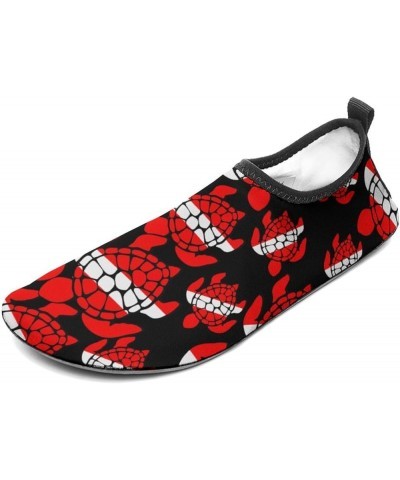 Sea Turtle Dive Flag Durable Water Shoes Womens Mens Jogging Slip-On Socks Outdoor Beach Swim River Style $16.79 Outdoor Shoes