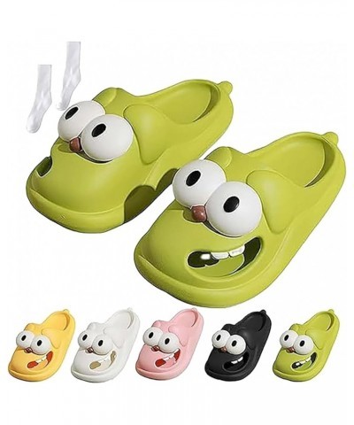 Love Pups Slides, Kissing Slides, Tongue Kissing Slides, Big Eye Dog Slipper, 3D Cartoon Open Toe Slide Sandals for Women Gre...