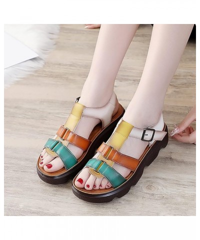 Fat Tire Slides Sandals Women Summer Fashion Women'S Shoes Thick Bottom Low Heel Shoes Ladies Slippers House Stuff Women Yell...