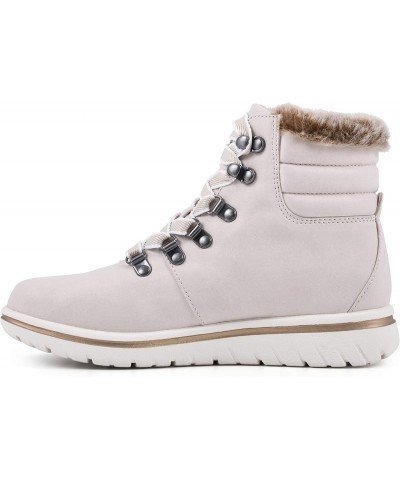 Shoes Hallett Women's Casual Hiker Style Bootie Winter Wht $26.97 Boots