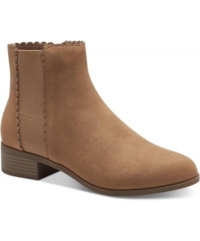 Womens Daxi Booties Ankle Boots Camel Micro $13.56 Boots