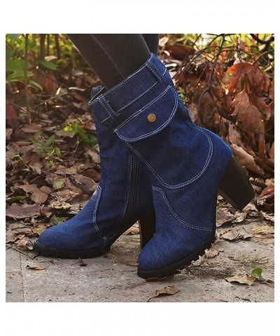 Womens Extra Wide Width Winter Boots Extra Wide Calf Winter Boots for Women Plus Size Knee Boots for Women Wide Calf with Hee...