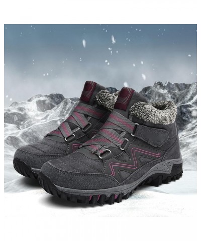 Womens Wide Size 10.5 Snow Boots Women's Winter Boots Wide Width Waterproof Winter Boots for Women Slip ons Outdoor Waterproo...