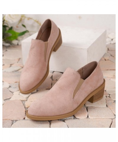 Boots Women Winter Boots Women Ankle Boots Autumn And Winter Fashionable New Pattern Color (ct6-Pink, 8) $19.55 Boots