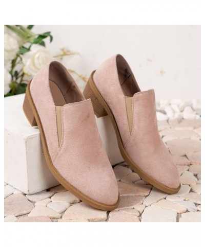 Boots Women Winter Boots Women Ankle Boots Autumn And Winter Fashionable New Pattern Color (ct6-Pink, 8) $19.55 Boots