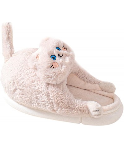 Slide on Slippers for Women with Arch Support Slippers House Shoes Cute Animal Indoor And Memory Foam Womens Beige $14.38 Sli...